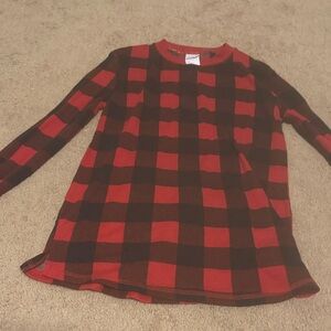 Stars Above Red and Black Checkered Pajama Top nwot. Bundle item